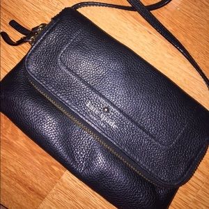 Kate Spade Black leather crossbody bag